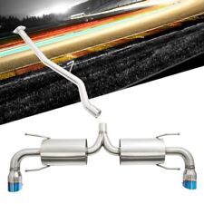 Megan Racing DS-Type Stainless CBS Exhaust System Blue Tips For 09-13 Mazda RX-8 picture