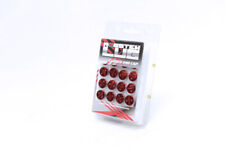 Wheel Mate Monster Lug Nut Caps - Red 14x1.50 picture