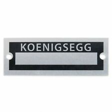 Koenigsegg Identification Dataplate Serial Number ID Tag Agera RS Jesko CCX CC8S picture