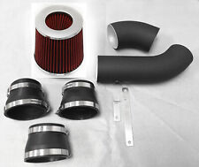 Coated Black Red 2PC For 1996-1999 Chevy K1500 Suburban 5.0L 5.7 V8 Air Intake picture
