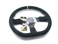 Luisi Italy Racing Stealth Corsa Steering Wheel Black Suede 355mm 14.00 inch picture