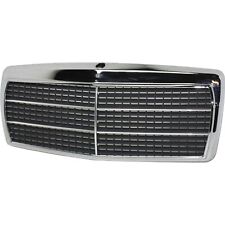 Grille For 84-93 Mercedes Benz 190E 84-89 190D Chrome Shell w/ Primed Insert picture