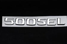 Trunk Lid Rear Emblem Badge Chrome Letters 500 SEL fits for Mercedes Benz 500SEL picture