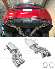 For 16-19 Cadillac CTS-V  | Dual-Mode Turbo Mufflers 4