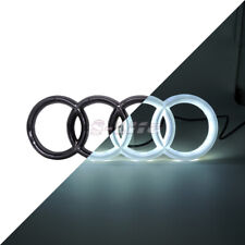 Black Car Led Front Grille Logo Emblem Light For Audi A1 A3 A4 A5 S3 A6 5500K picture