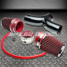 FOR 02-10 DODGE DAKOTA RAM 3.7/4.7/5.7 DUAL INTAKE INDUCTION PIPE+RED AIR FILTER picture