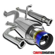 Fit 1992-2000 Honda Civic EX 2Dr 4Dr N1 Burnt Tip Catback Exhaust System SS picture