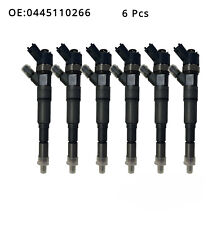 6Pcs New Injector 0445110266 0445110047 For BMW E39 E46 330d 530d X5 730d- picture