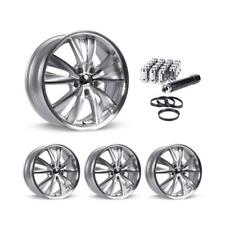 Wheel Rims Set with Chrome Lug Nuts Kit for 93-97 Ford Probe P820321 17 inch picture