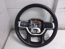2021 DODGE RAM2500 Black Vinyl Steering Wheel OEM ID 6MU512X7AD picture