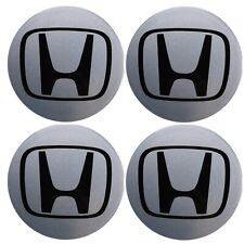 Set of 4 Wheel Hub Rim Center Caps OEM Honda Logo 2011-2015 CR-Z Silver 2 3/4