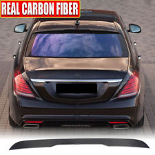 Fits Mercedes Benz S-Class W222 S63 S65 AMG Rear Roof Spoiler Wing REAL CARBON  picture