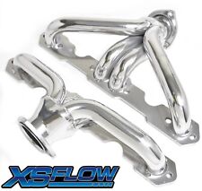 55-57 Small Block Chevy Headers SBC Tri-5 Shorty Exhaust Silver Ceramic Coated picture