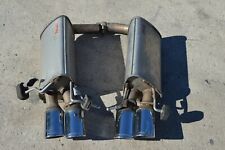 03-06 MERCEDES C55 AMG LEFT & RIGHT MUFFLERS MUFFLER EXHAUST WITH TIPS PAIR OEM picture