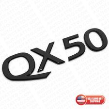 For Infiniti QX50 Rear Liftgate Logo Letter Badge Emblem Nameplate Gloss Black picture