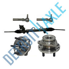 5pc Steering Rack & Pinion + Wheel Hub +Outer Tie Rod for 95-05 Cavalier Sunfire picture