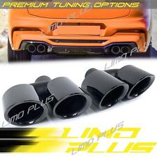 Gloss Black Exhaust Muffler Tips Replace for BMW X3 G01 X4 G02 M Sport 2019-2021 picture