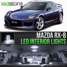 2004-2011 Mazda RX8 White LED Lights Interior Kit Package Bulbs RX-8 picture