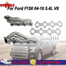 Stainless Exhaust Manifold Shorty Headers Performance Fit Ford F150 04-10 5.4 V8 picture