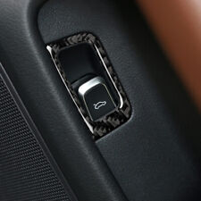 For Audi A6 A7 2012-2018 Carbon Fiber Rear Trunk Switch Button Cover Trim RHD KU picture