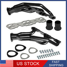 For 88-97 Chevy GMC Truck 1500 2500 3500 5.0L 5.7L Steel Headers Black Coated picture