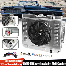 3Row Radiator Shroud Fan Relay For 59-65 Chevy Impala Bel Air El Camino Chevelle picture