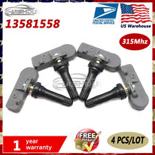 4PC NEW TPMS Tire Pressure Sensor 315Mhz For GM Chevy GMC Sierra Buick 13581558 picture