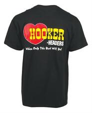 Hooker Headers T-Shirt Cotton Hooker Headers Logo Black Men's 2XL Ea picture