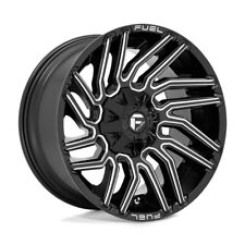 20x9 Black Milled Wheels Fuel D773 Typhoon 8x6.5/8x165.1 1 (Set of 4)  125.1 picture