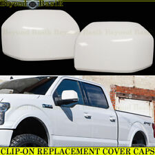 2015 16 17 2018 2019 2020 Ford F150 Mirror COVERS Skull Caps Z1 YZ OXFORD WHITE picture