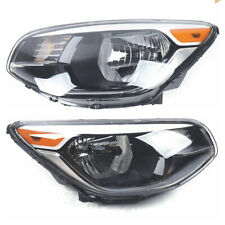 1 Pair Headlight For 2014-2019 Kia Soul Halogen Chrome Headlamps Left+Right Side picture