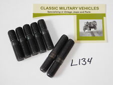 Willys L134 Flathead Exhaust Manifold Stud Kit. CJ2A, MB, CJ3A, M38. Intake. picture