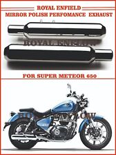 Royal Enfield TE 202 Mirror Polish Perfomance Exhaust For SUPER METEOR 650 picture