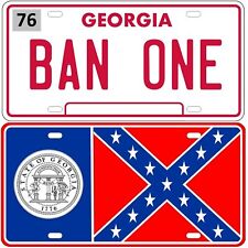 BAN ONE Smokey and The Bandit Georgia Aluminum License Plate Tag Burt Reynolds picture
