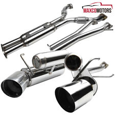 Catback Exhaust Fits 2003-2009 350Z Z33 Fairlady Z Stainless Muffler Dual System picture