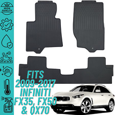 For 2009-2017 Infiniti FX35/FX50/QX70 Floor Mats Heavy Duty All Weather Liner picture