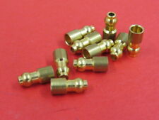1930's 40's NEW original style brass wiring bullet end connectors (10) B-14486-S picture