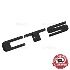 For Cadillac CTS V Rear Trunk Decklid Letter Badge Emblem Nameplate Sport Black picture