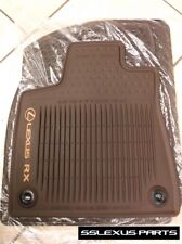 Lexus RX350 RX450H (2016-2022) OEM Genuine ALL WEATHER FLOOR MATS 4pc (Brown)  picture