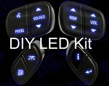 DIY BLUE LED Upgrade Kit - Silverado/Suburban Steering Wheel Switches Controls  picture