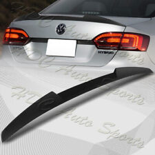 For 2011-2018 Volkswagen Jetta MK6 W-Power Matt Black V-Style Trunk Spoiler Wing picture