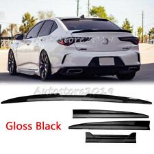 For Acura ILX 2013-2022 Gloss Rear Roof Lip Spoiler Tail Trunk Wing Adjustable picture