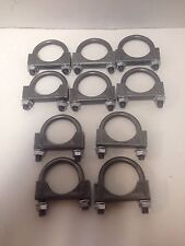 10x 1 3/4” Exhaust Muffler 3/8” Ubolt Heavy Duty Clamps picture