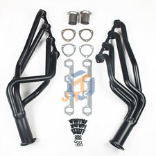 1-1/2'' Long Tube Headers For 66-73 FORD MERCURY Cougar Comet Falcon BLACK PAINT picture