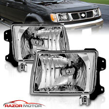 For 1998-2000 Frontier 2000-2001 Xterra Chrome Headlights Set picture