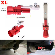 XL Sound Turbo Whistle Exhaust Muffler Simulator Pipe Whistler Auto Car Red picture