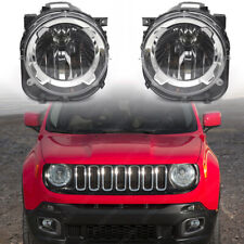 Left & Right Headlights For 15-18 Jeep Renegade Projector Headlamps Head Lamps picture