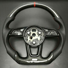 For Audi A3 S3 A4 S4 B9 A5 S5 17-19 Customized Carbon Fiber Steering Wheel Cover picture