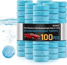 100pcs Car Windshield Washer Tablets - Washer Fluid Tablets Glass Cleaner picture