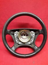 1990-1999 Mercedes W124 W201 190E 300SD S320 S420 Black Leather Steering Wheel picture